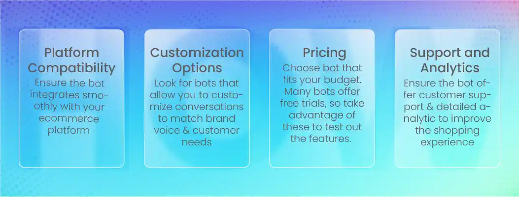 Choosing the best AI ecommerce chatbot for your business