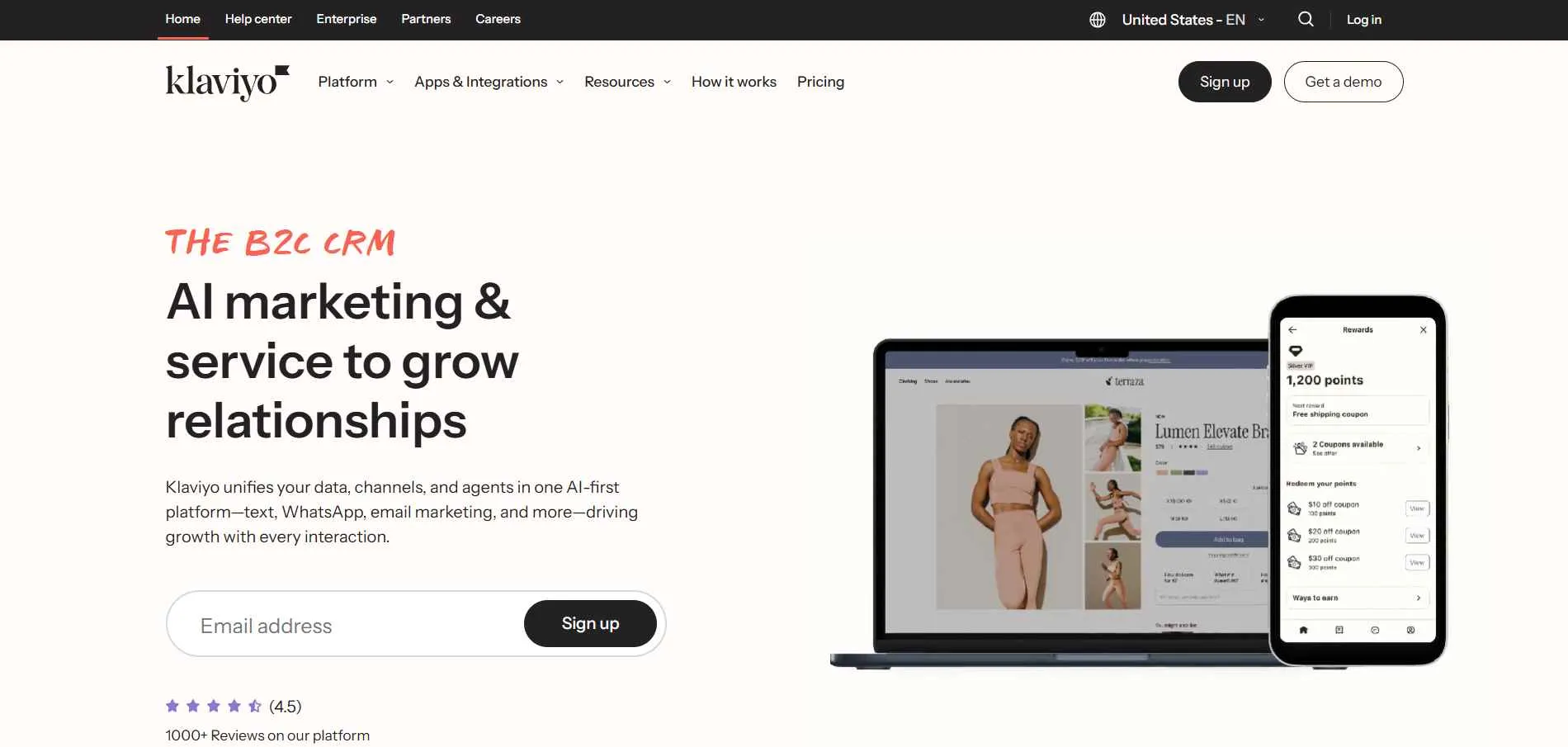 Illustration showing Klaviyo email marketing platform helping ecommerce businesses automate campaigns and engage customers.