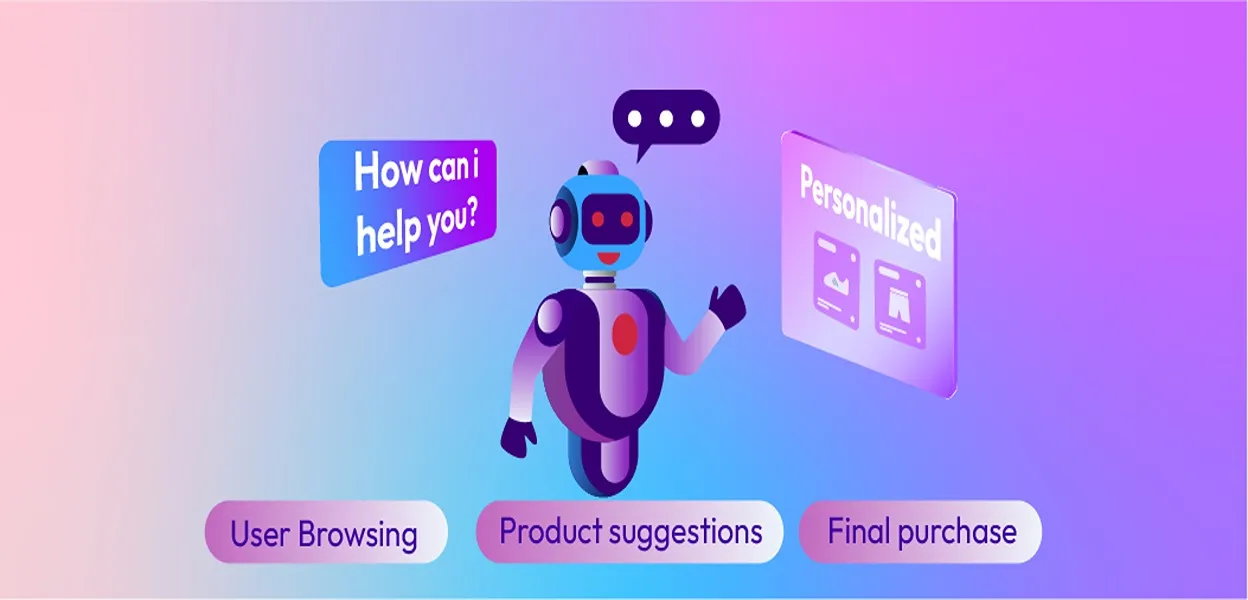 AI chatbot simplifying navigation and product discovery in an e-commerce store