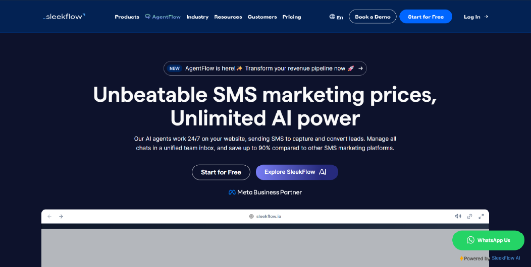 SleekFlow omnichannel conversational commerce platform